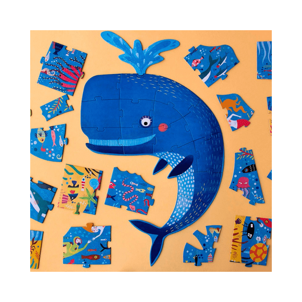 Puzzle 36 pc - 3 - 6 ans - MY BIG BLUE PUZZLE