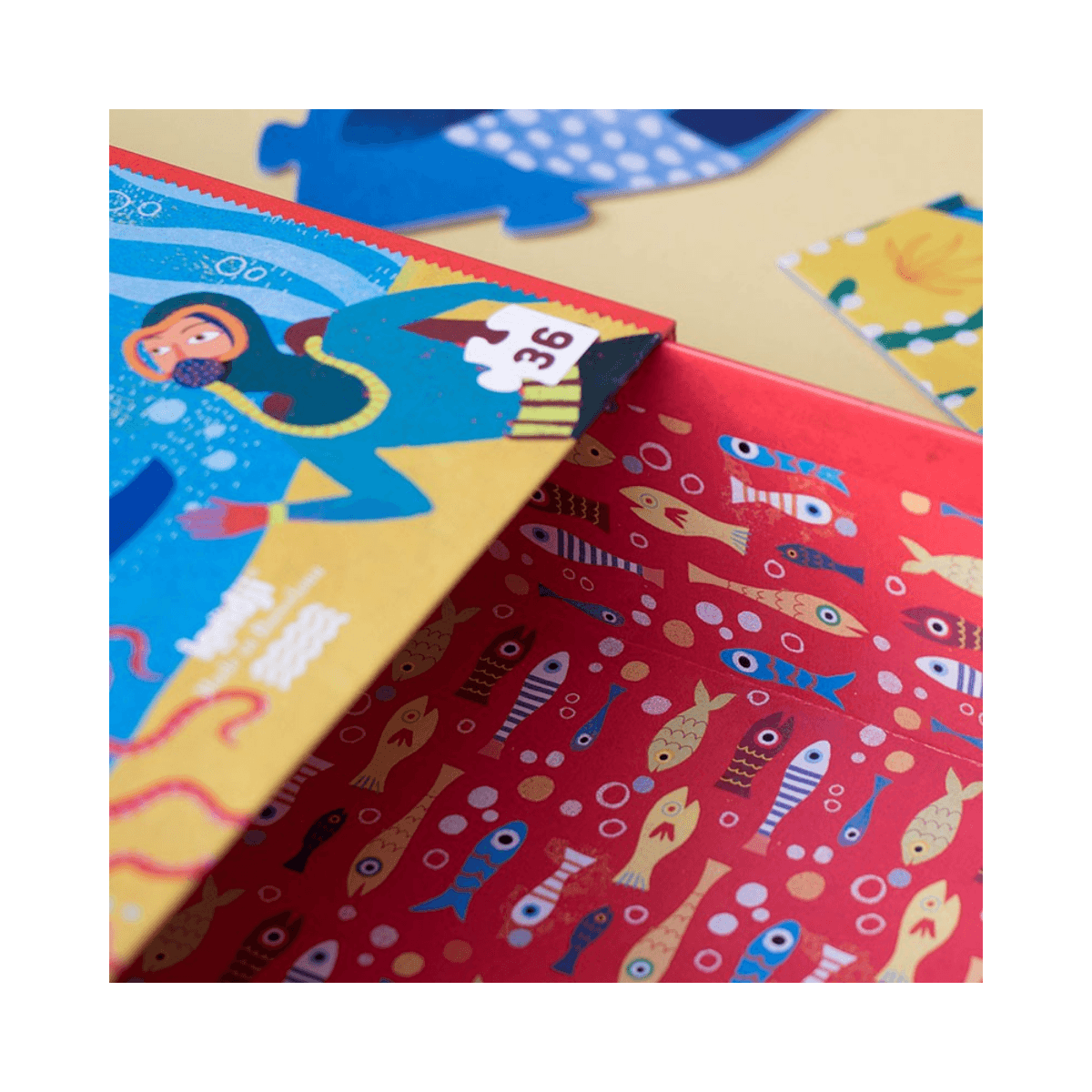 Puzzle 36 pc - 3 - 6 ans - MY BIG BLUE PUZZLE