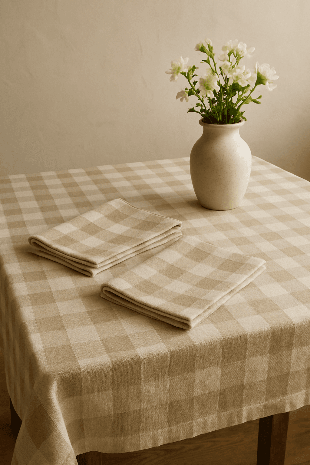 Tafelkleed Delia Ivoire 170 x 300