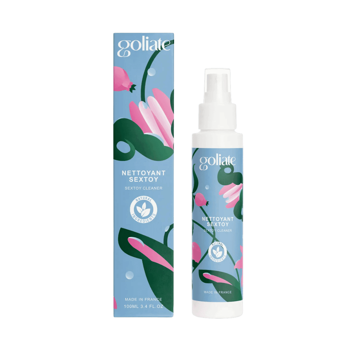 Sextoy reiniger 100 ml – Natuurlijke desinfecterende spray - Goliate