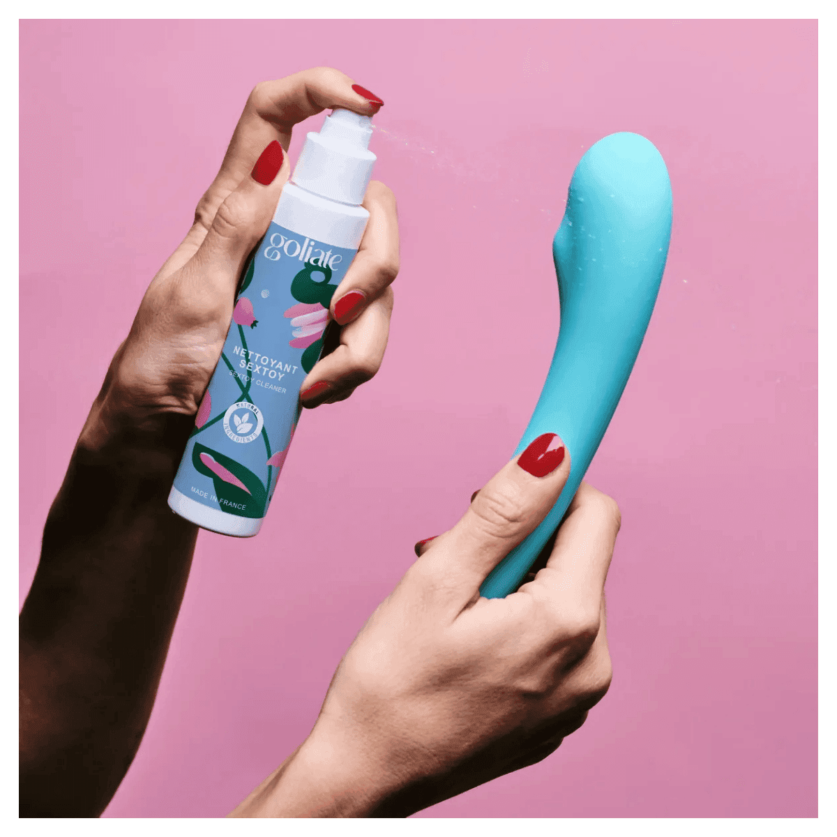 Sextoy reiniger 100 ml – Natuurlijke desinfecterende spray - Goliate