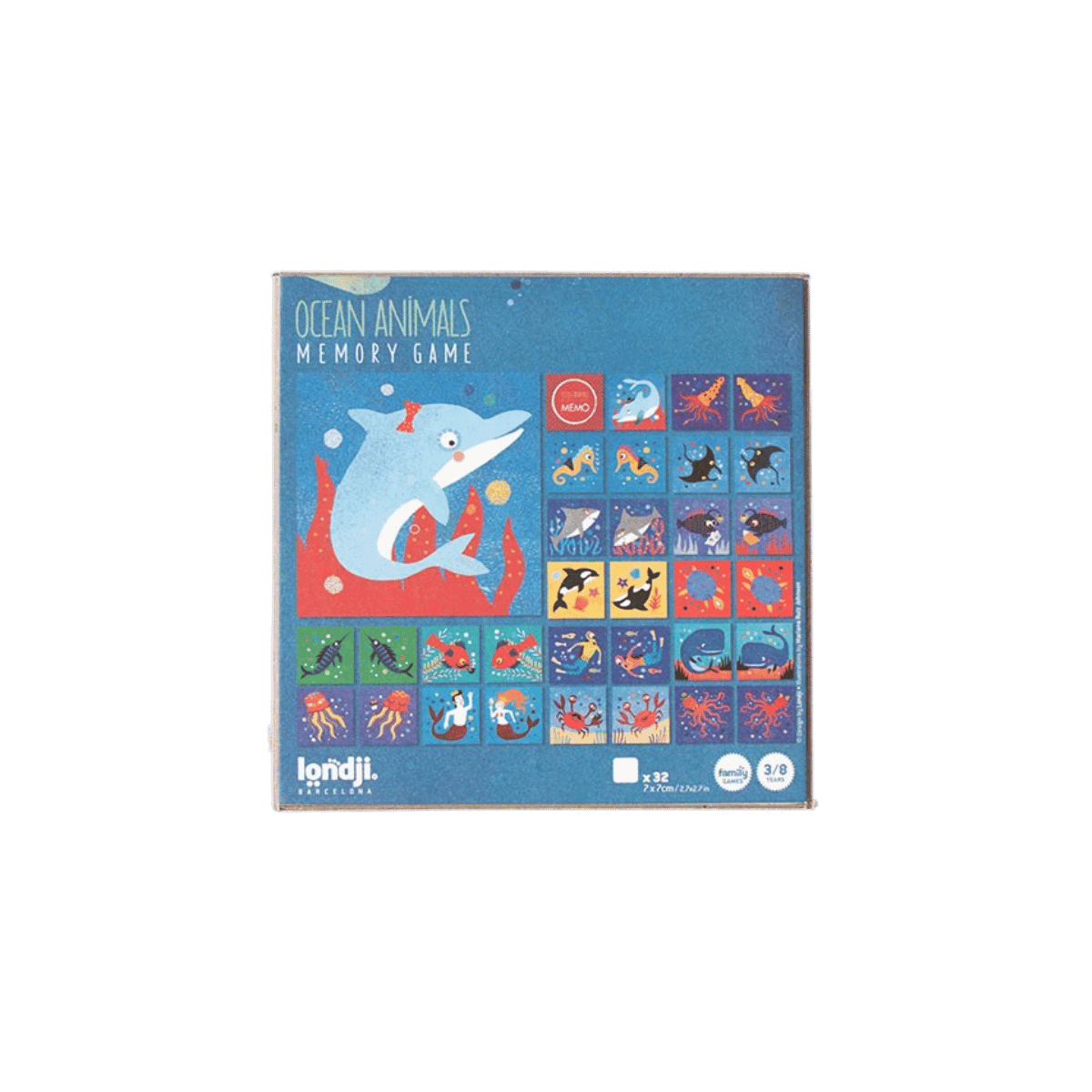 OCEAN ANIMALS MEMO vanaf 3 jaar