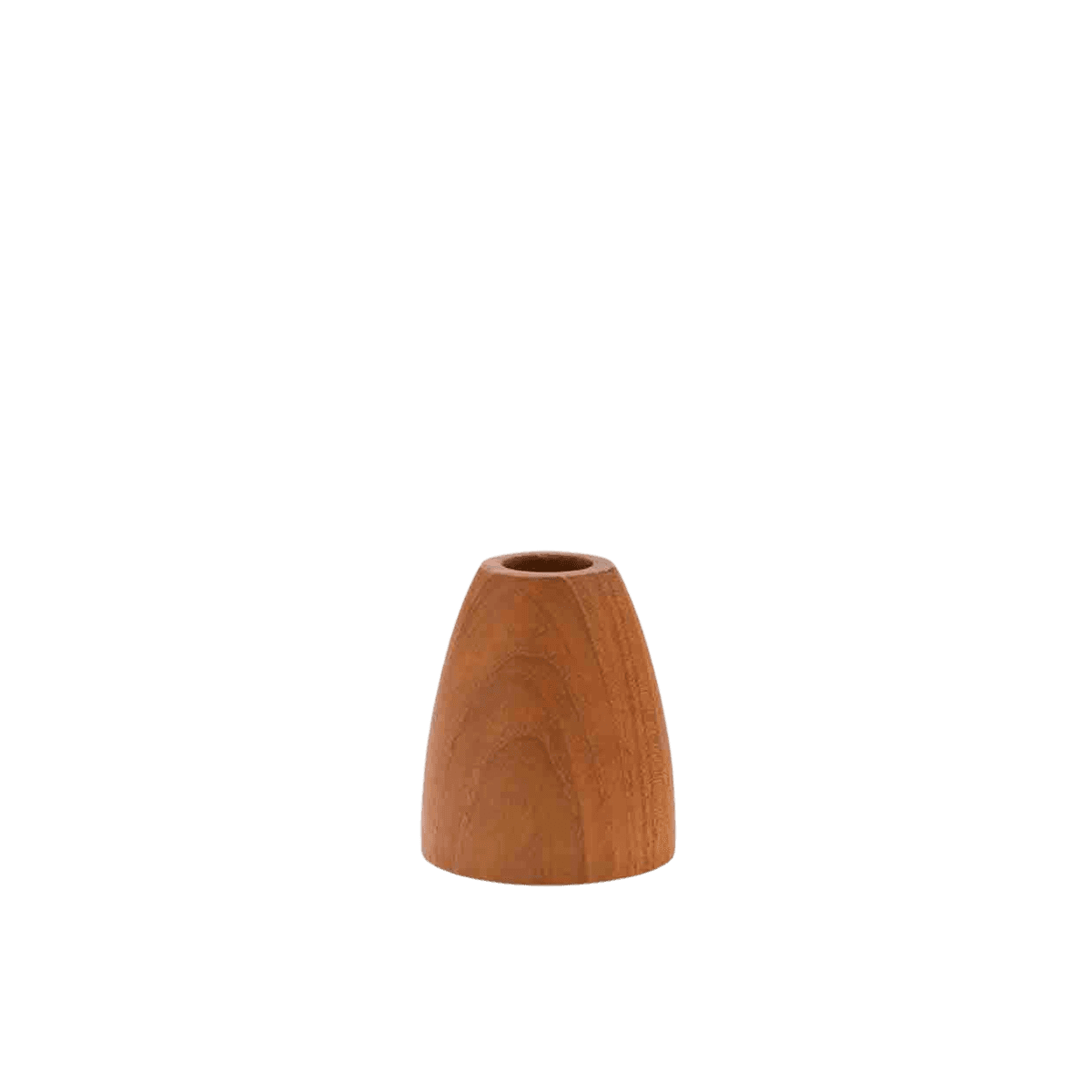 Bougeoir conique chandelle en teck - DINNER CANDLE HOLDER - CONICAL - M