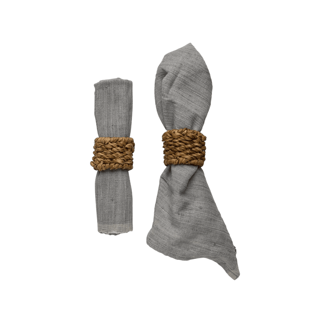 Ronds de serviette en hogla x2 - NAPKIN RING ORGANIC