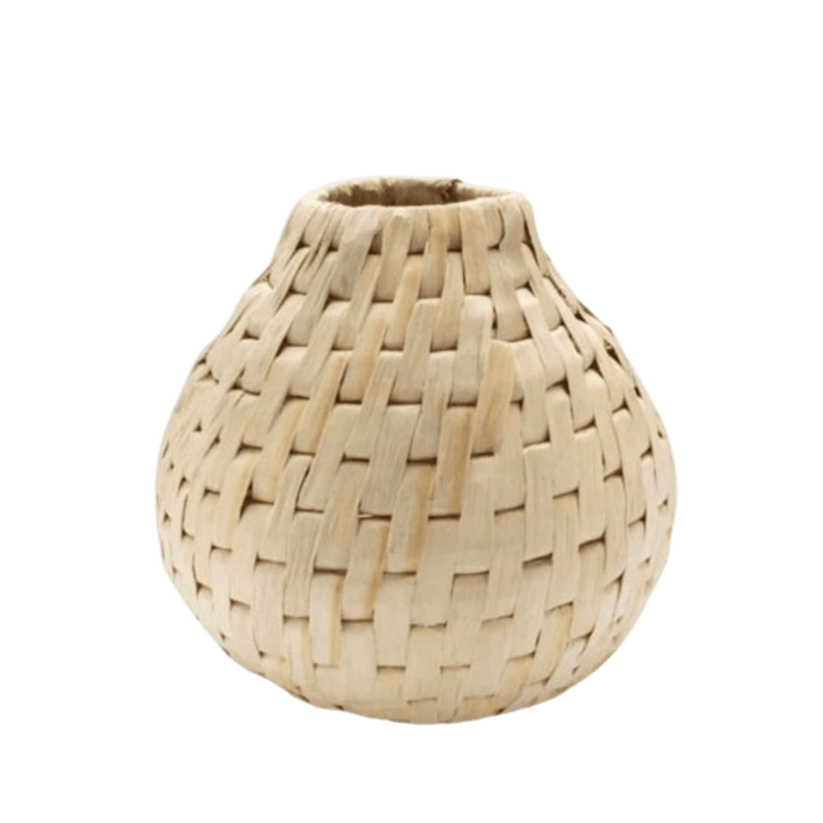 Vase en abaca - ABACA BELLY VASE