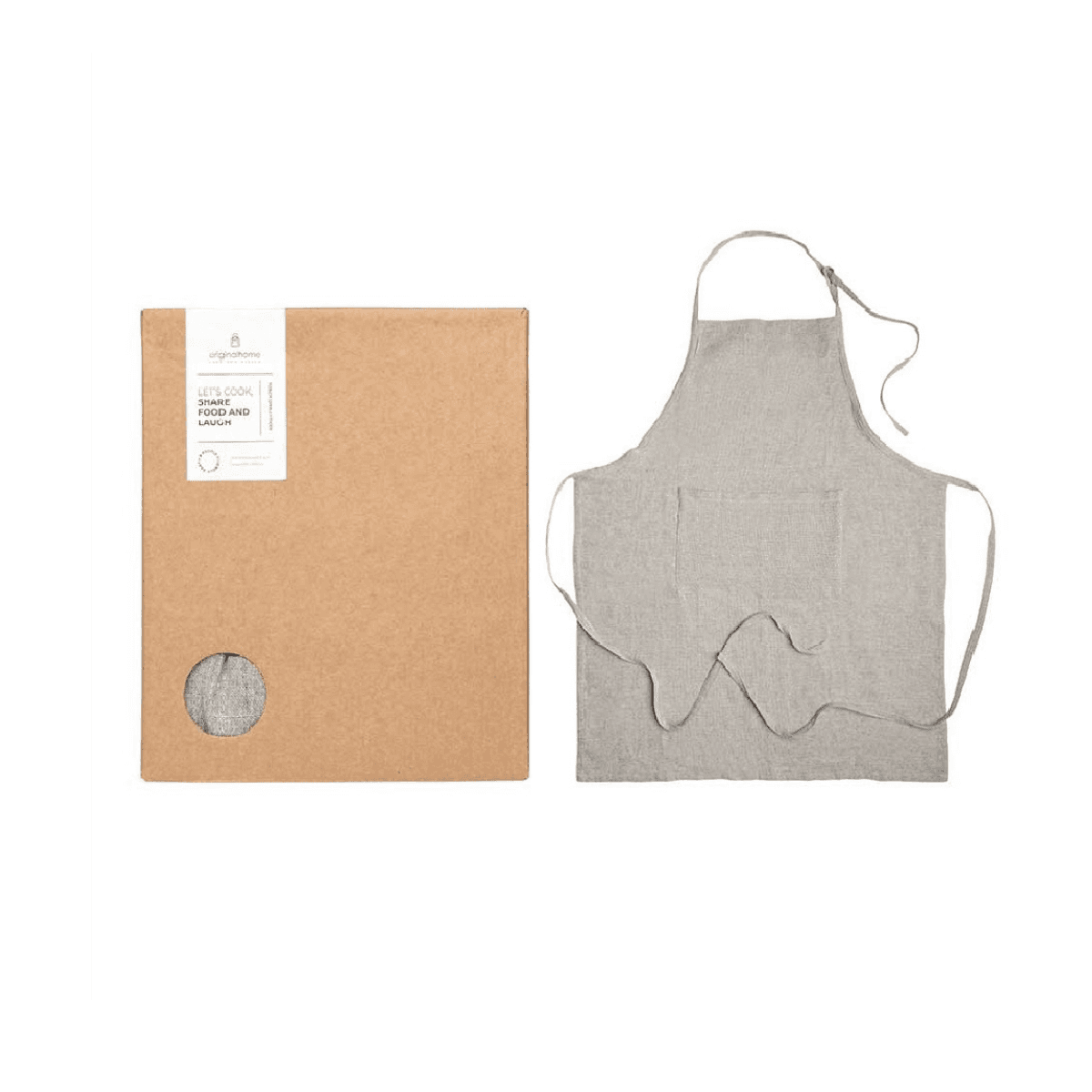 Schort - APRON RECYCLED - GRIJS