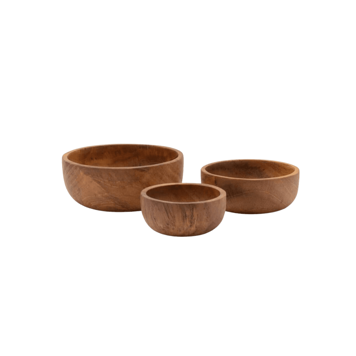 Set van 3 teakhouten kommen - NIBBLE BOWLS RECLAIMED S/3