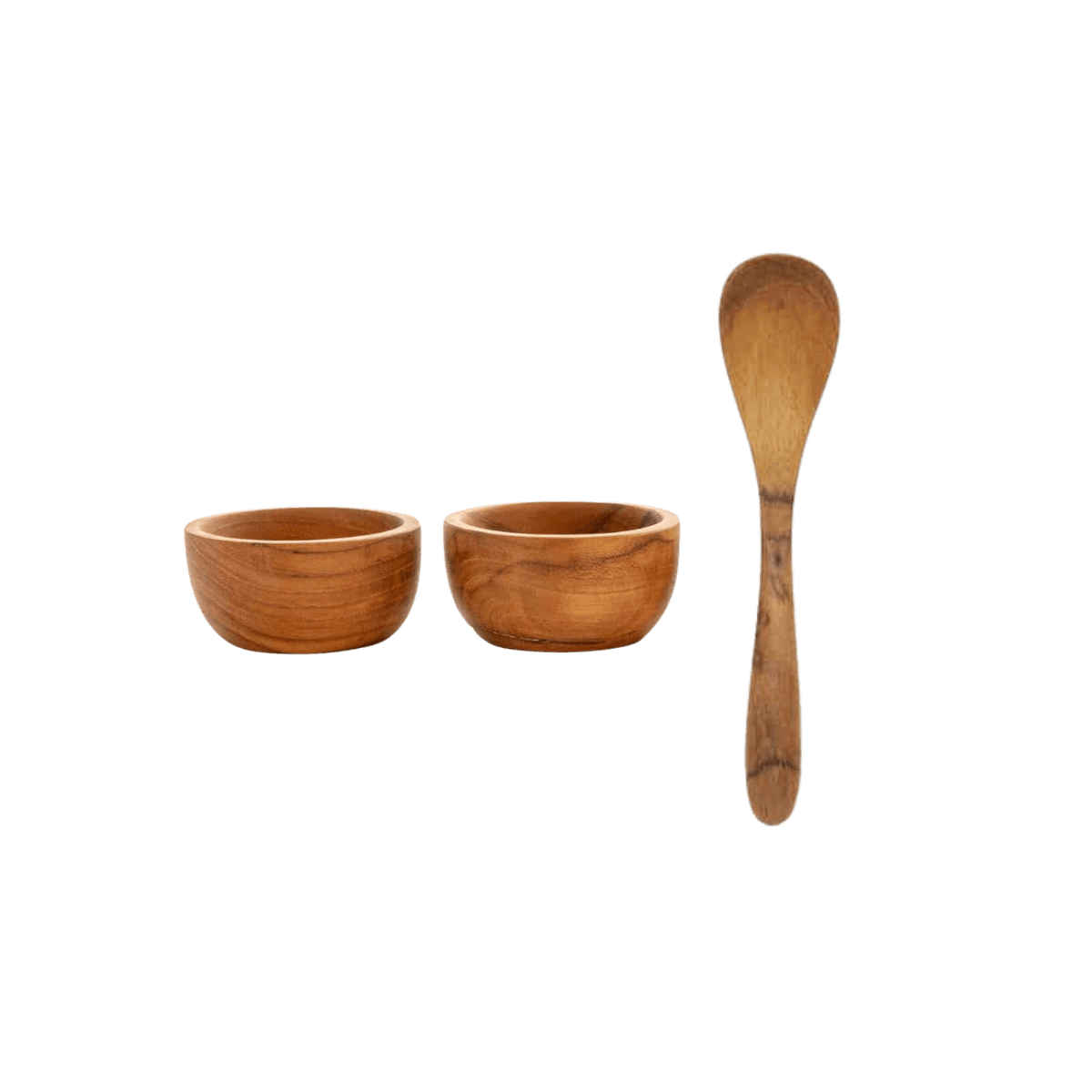 Coupelles sel et poivre x2 - SALT & PEPPER CUP WITH SPOON