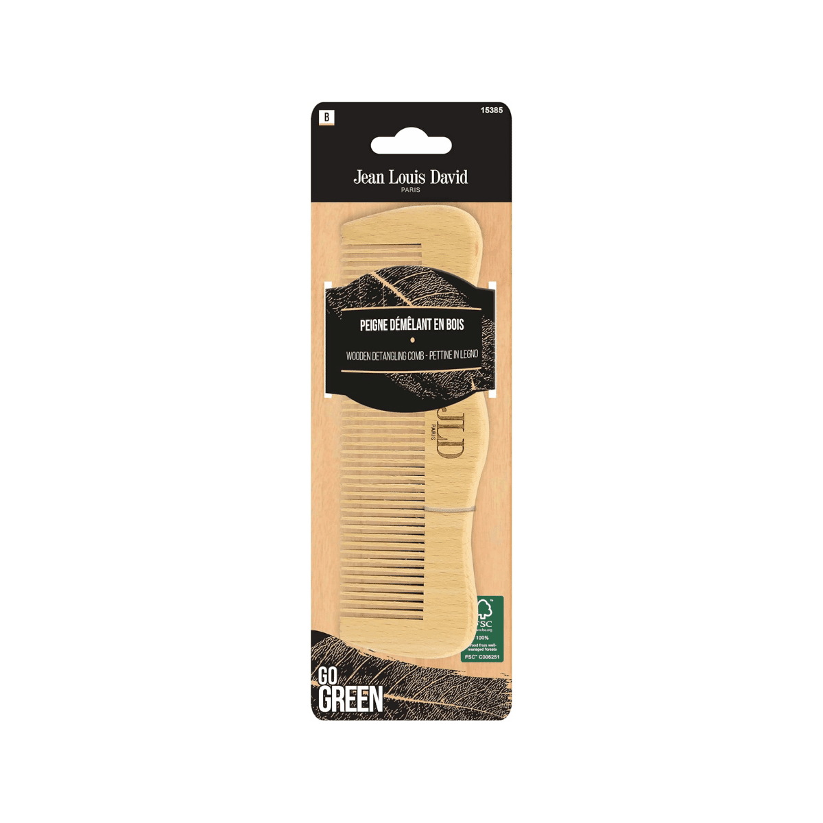 Peigne en bois FSC