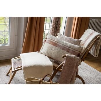 Jacquardplaid Jane Multico Sienne 130 x 160