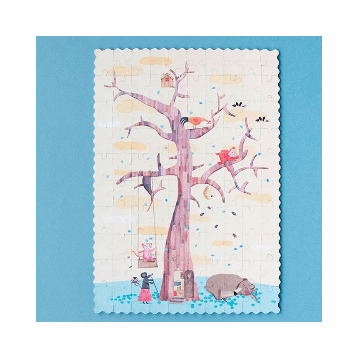 Puzzle réversible 100 pc - 6 ans et + - MY TREE POCKET PUZZLE