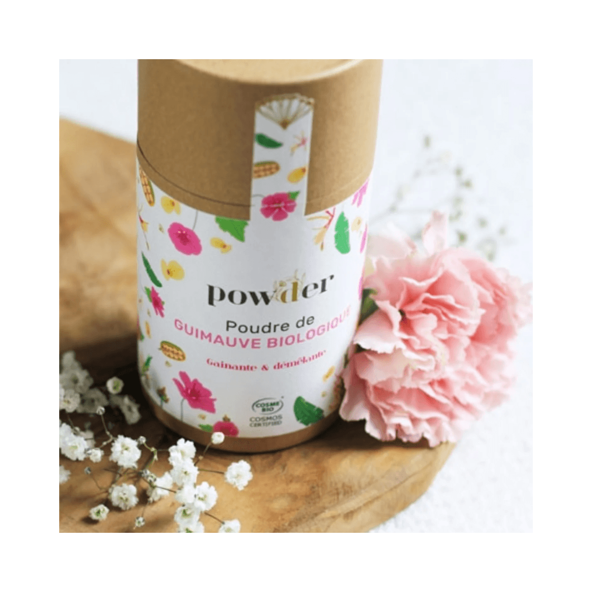 Poudre de GUIMAUVE BIO - Gainante et démêlante