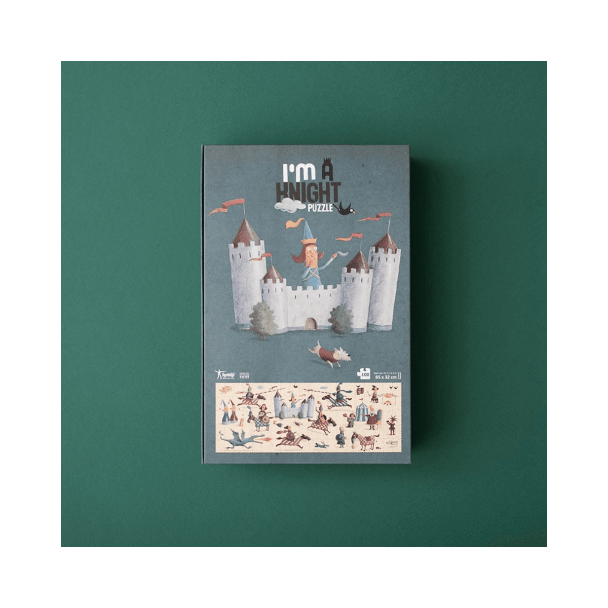 Puzzle 100 pc - 5 - 8 ans - I'M A KNIGHT PUZZLE