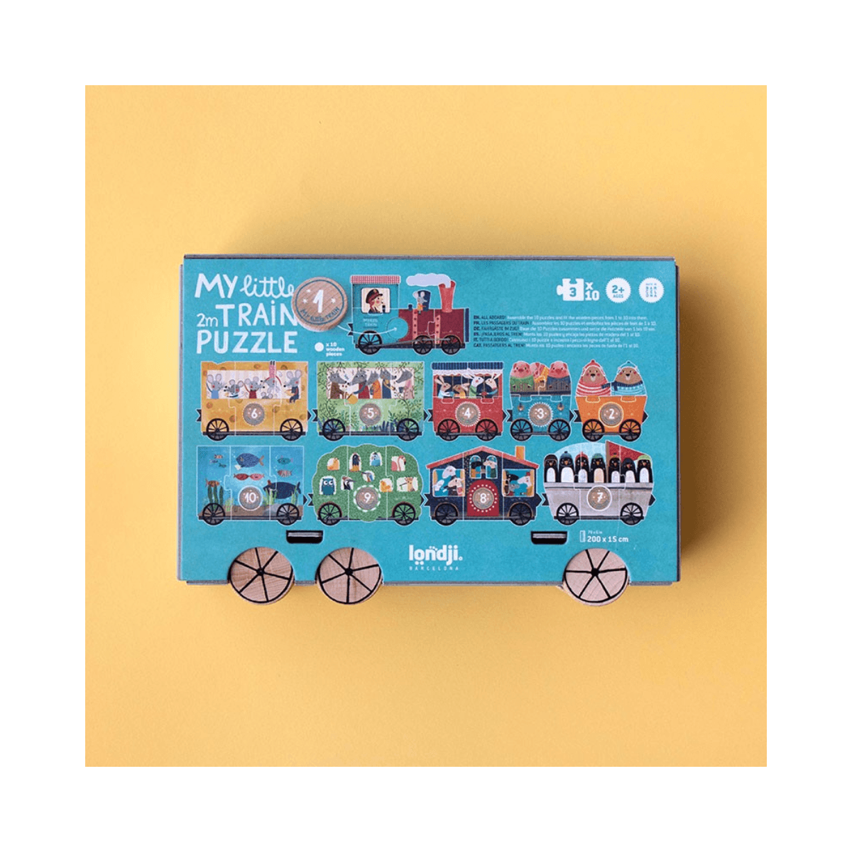 Puzzle à compter - 2 ans et + - MY LITTLE TRAIN