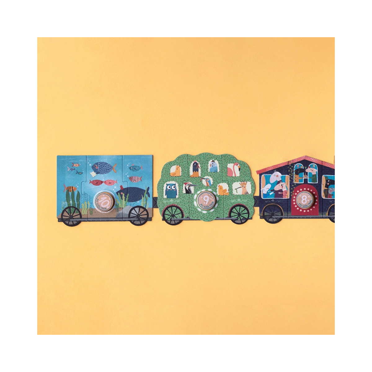 Puzzle à compter - 2 ans et + - MY LITTLE TRAIN