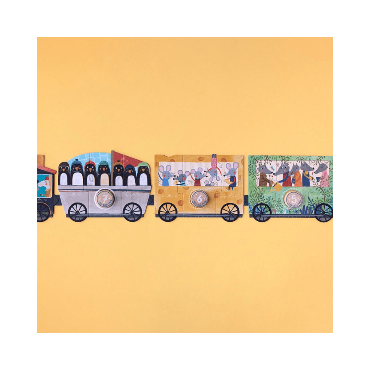 Puzzle à compter - 2 ans et + - MY LITTLE TRAIN