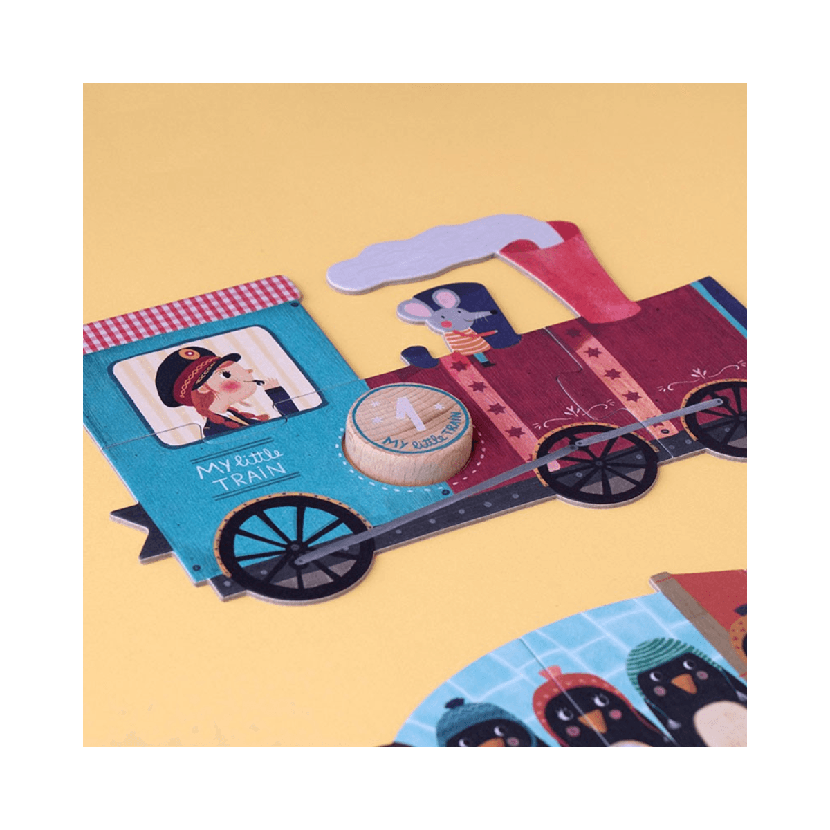 Puzzle à compter - 2 ans et + - MY LITTLE TRAIN