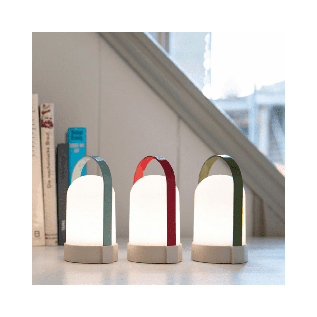 Kleine URI lamp set van 3 - Groen Rood Blauw