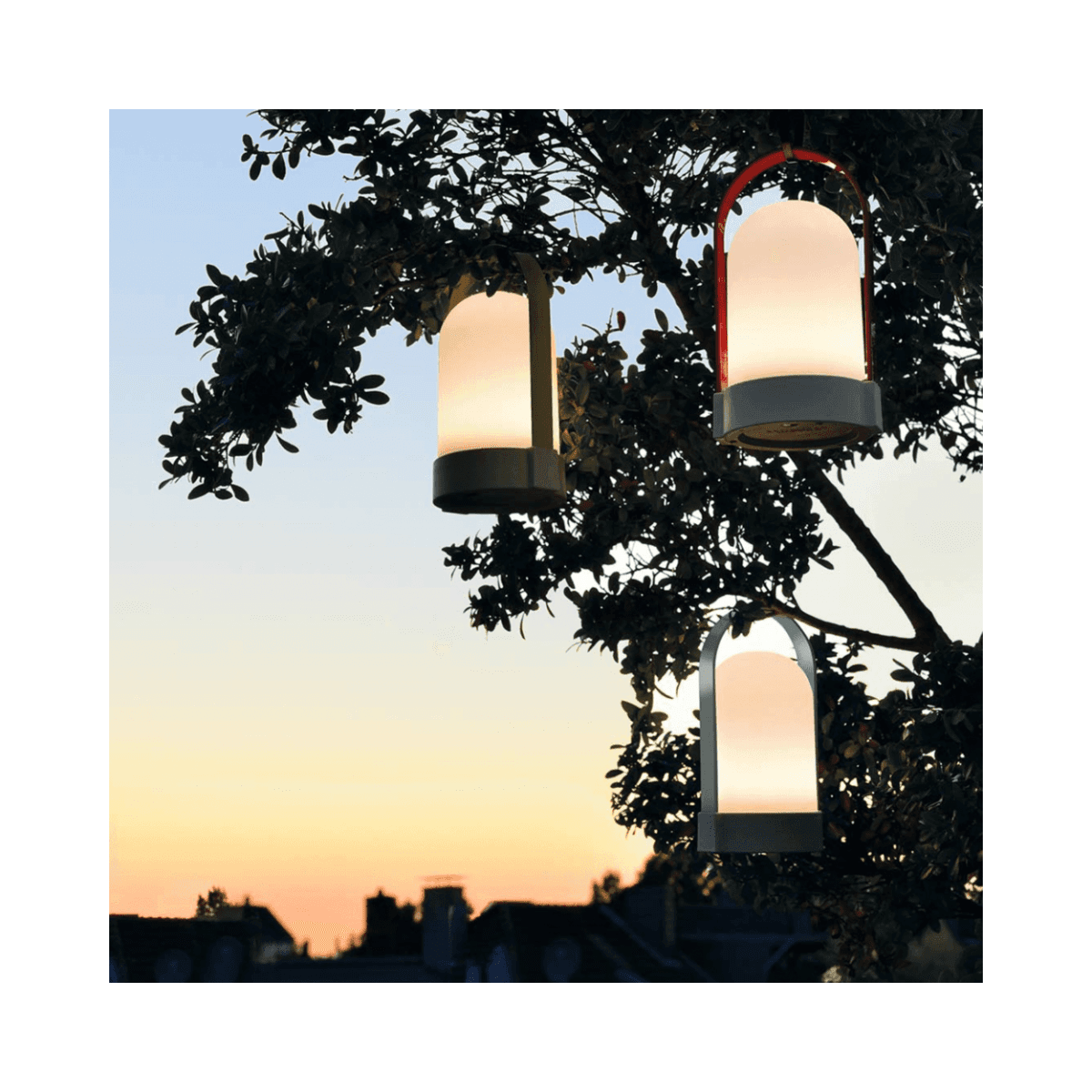 Kleine URI lamp set van 3 - Groen Rood Blauw