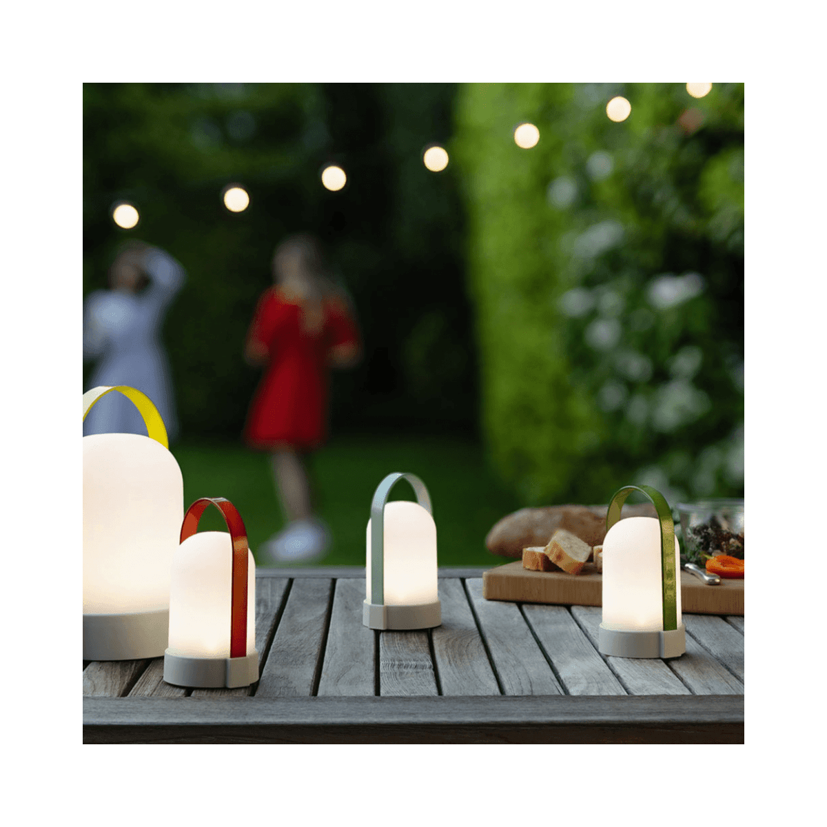 Kleine URI lamp set van 3 - Groen Rood Blauw