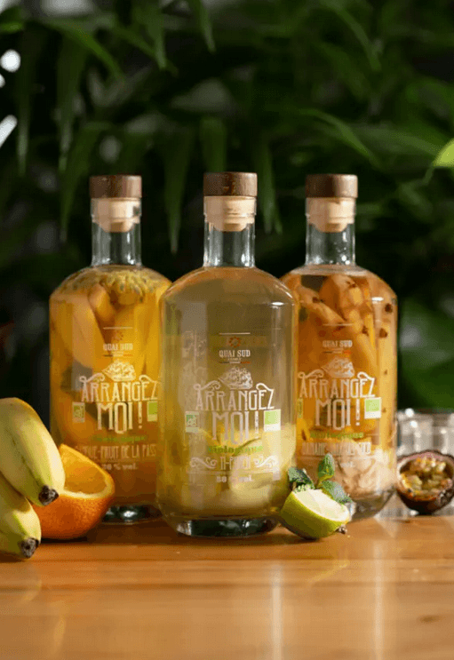 Gerangschikte rum Banane-Ananas-Coco BIO 70cl