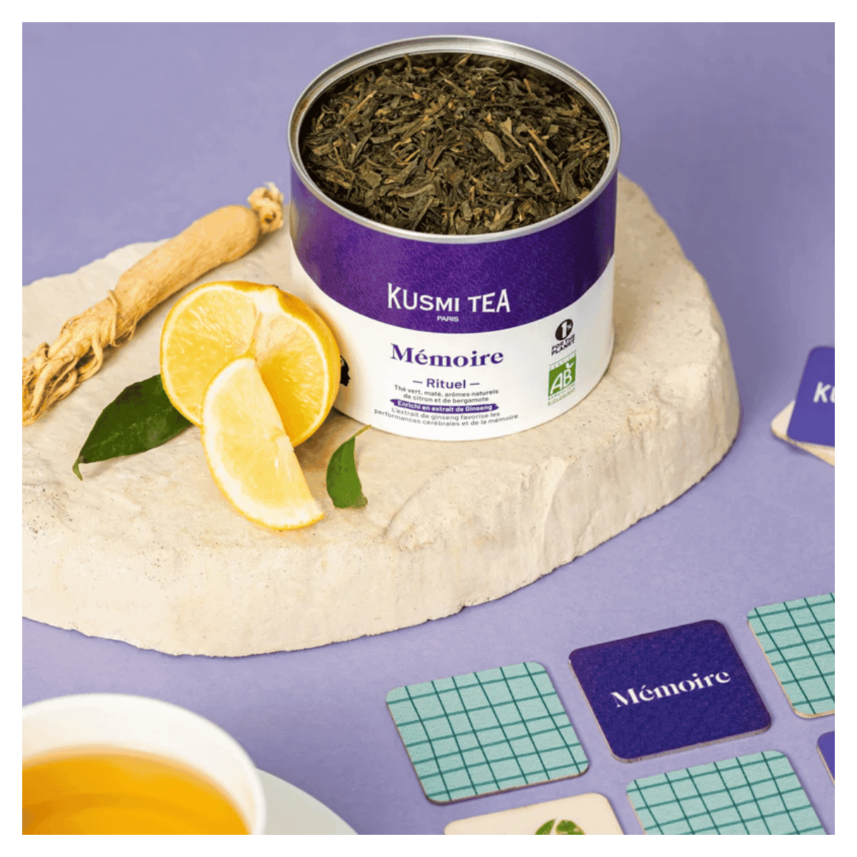 Kusmi Tea Bio Geheugenritueel – in metalen blik van 100 g - Kusmi Tea
