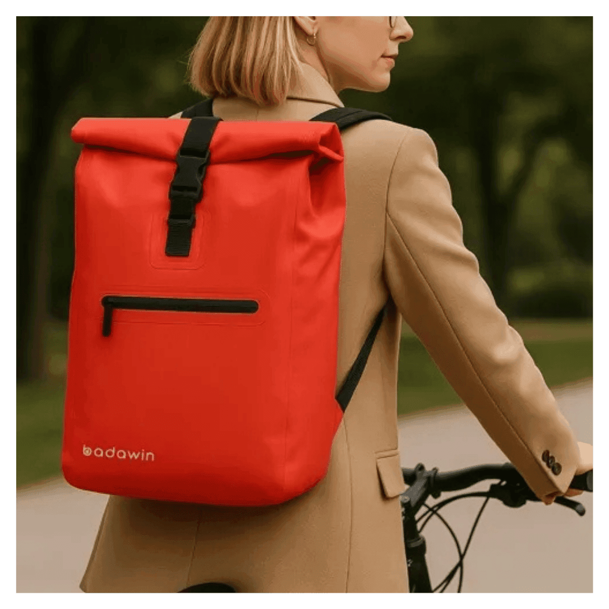 Ali Fietsrugzak 27L rood - BADAWIN