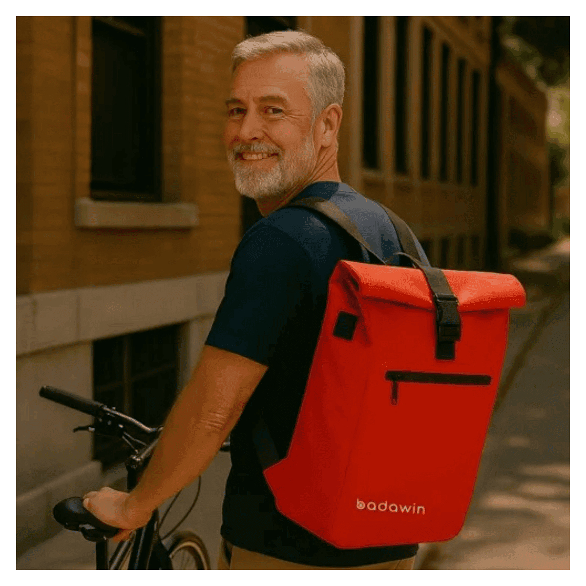 Ali Fietsrugzak 27L rood - BADAWIN