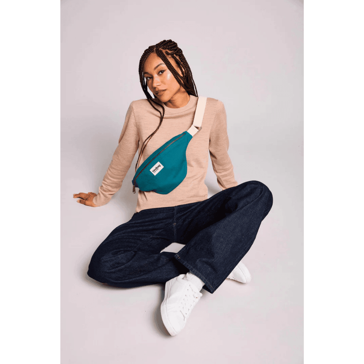 Sac Banane OLIVIA - Bleu paon - HINDBAG