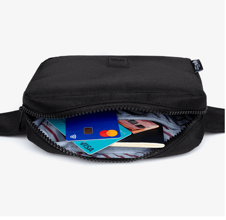 Bananenzak Reef Crossbody - Stripes Black