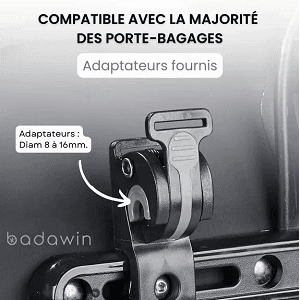 Sacoche de vélo Hace - Rouge corail