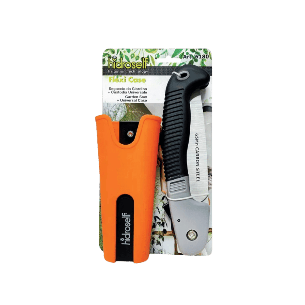 Scie d'élagage avec étui antibactérien
