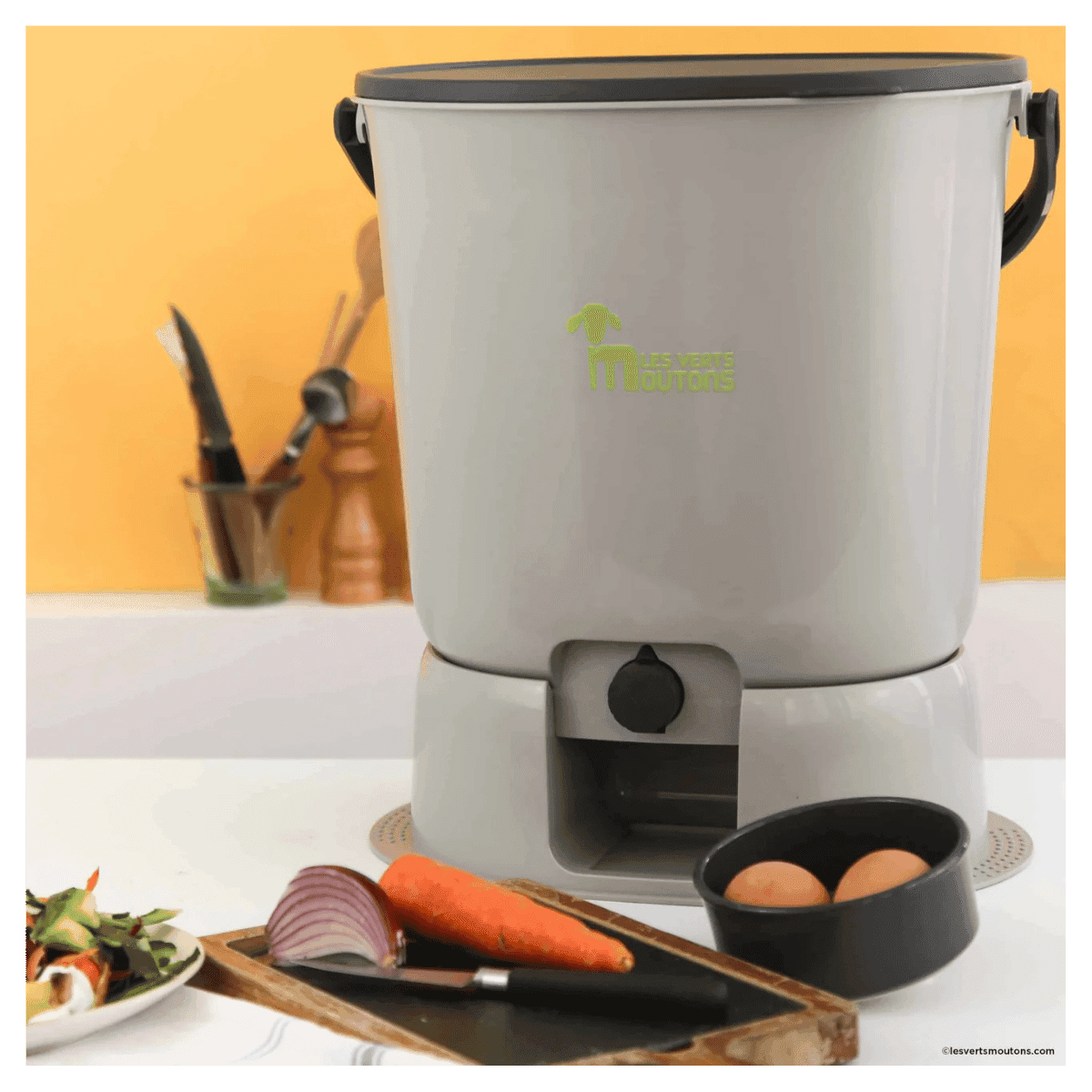 Bokashi compostemmer 15,3 L – Voor organisch keukenafval - Les verts moutons
