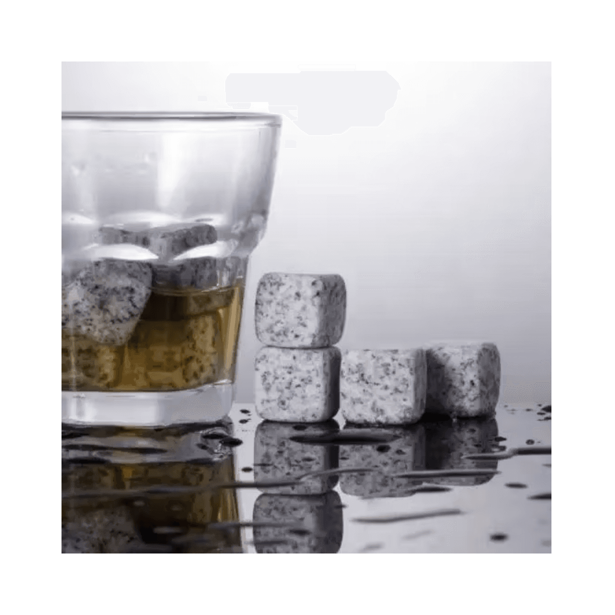 Set de 6 Glaçons en Granit avec pochon