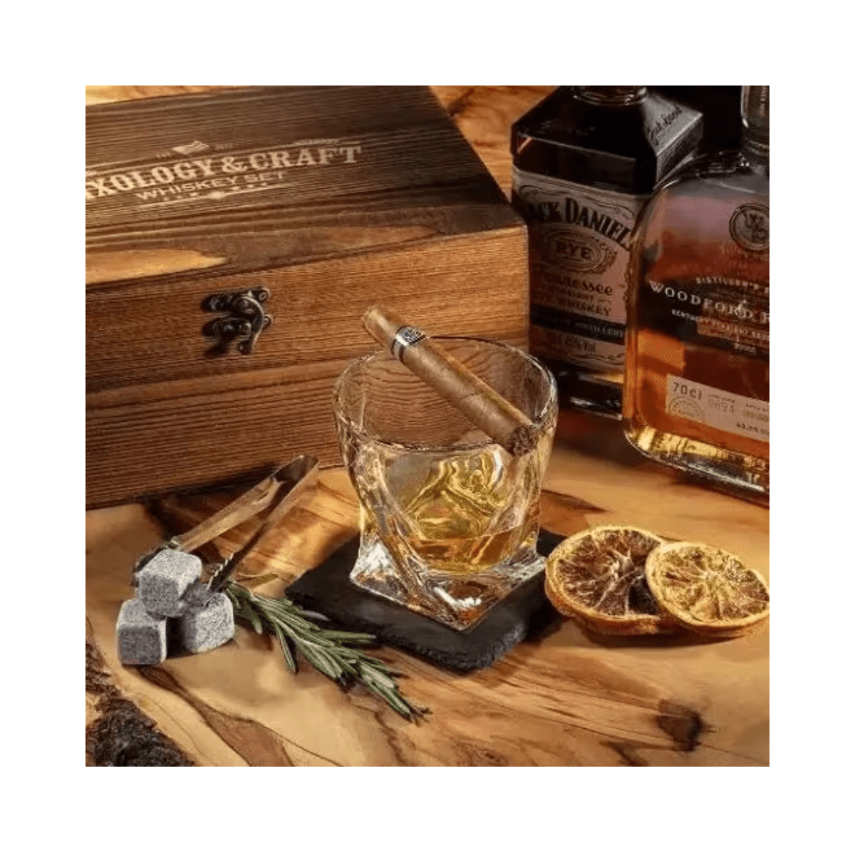 Set de 6 Glaçons en Granit avec pochon