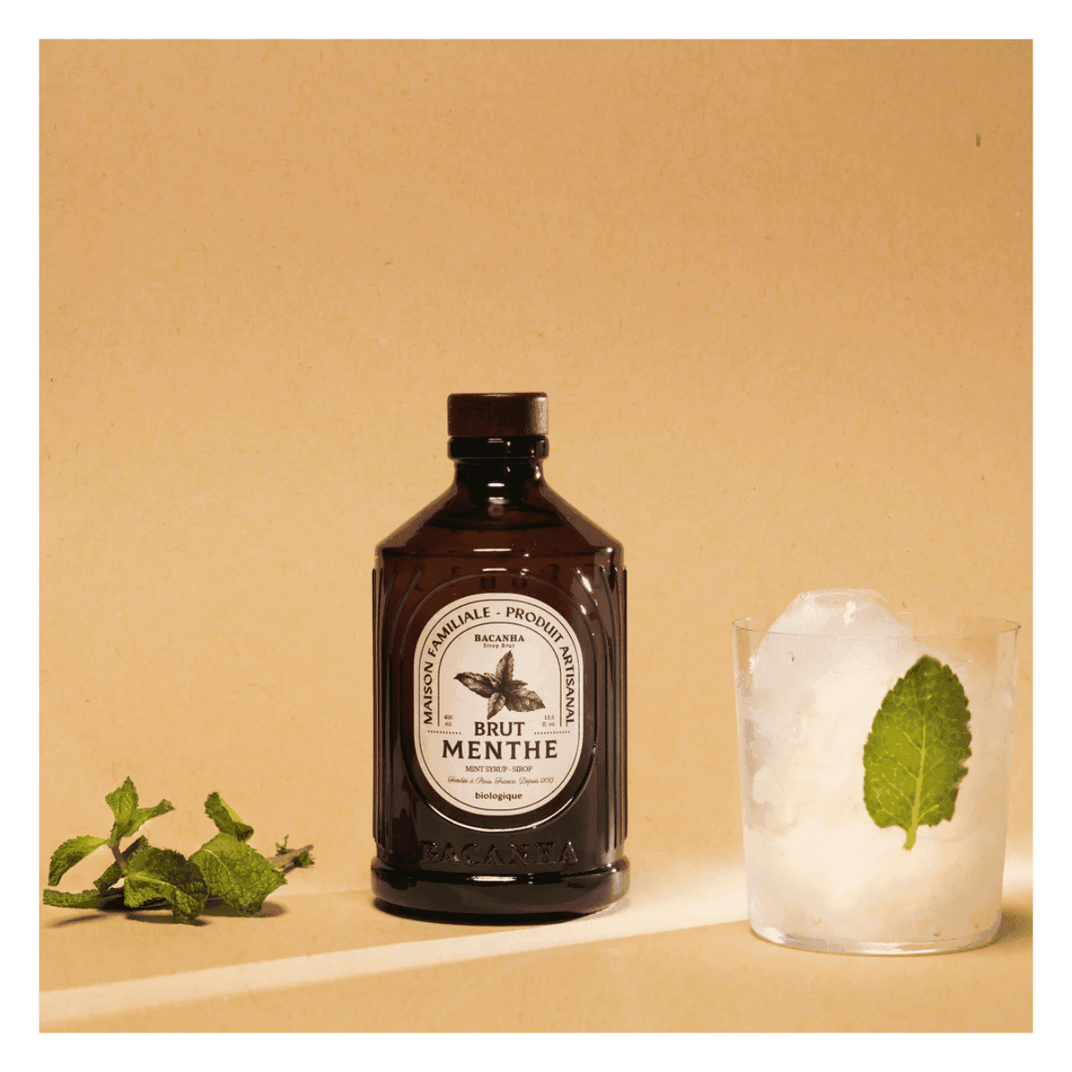 Sirop de menthe Brut - Bio - 400ml - Bacanha