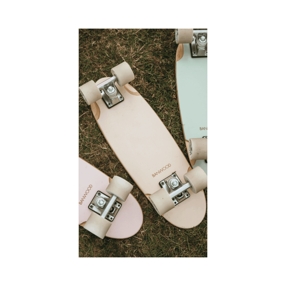 Skateboard pour enfant - Crème
