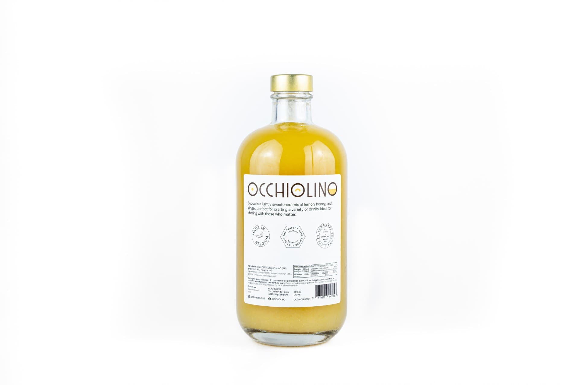 Succo - Biologisch citroensap honing en gember - 500ml