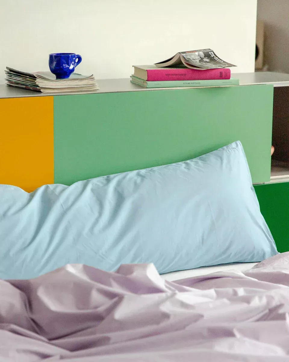 140X220 Organic Percale 100% Coton Dekbedovertrek - Lavender Grey PDBO140_LG