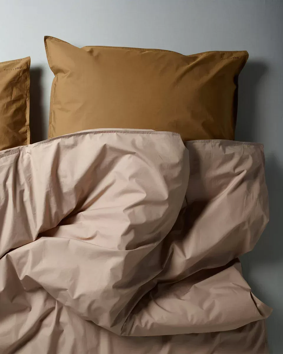 240X220 Percale 100% Coton Dekbedovertrek  - Camel PDBO240CA