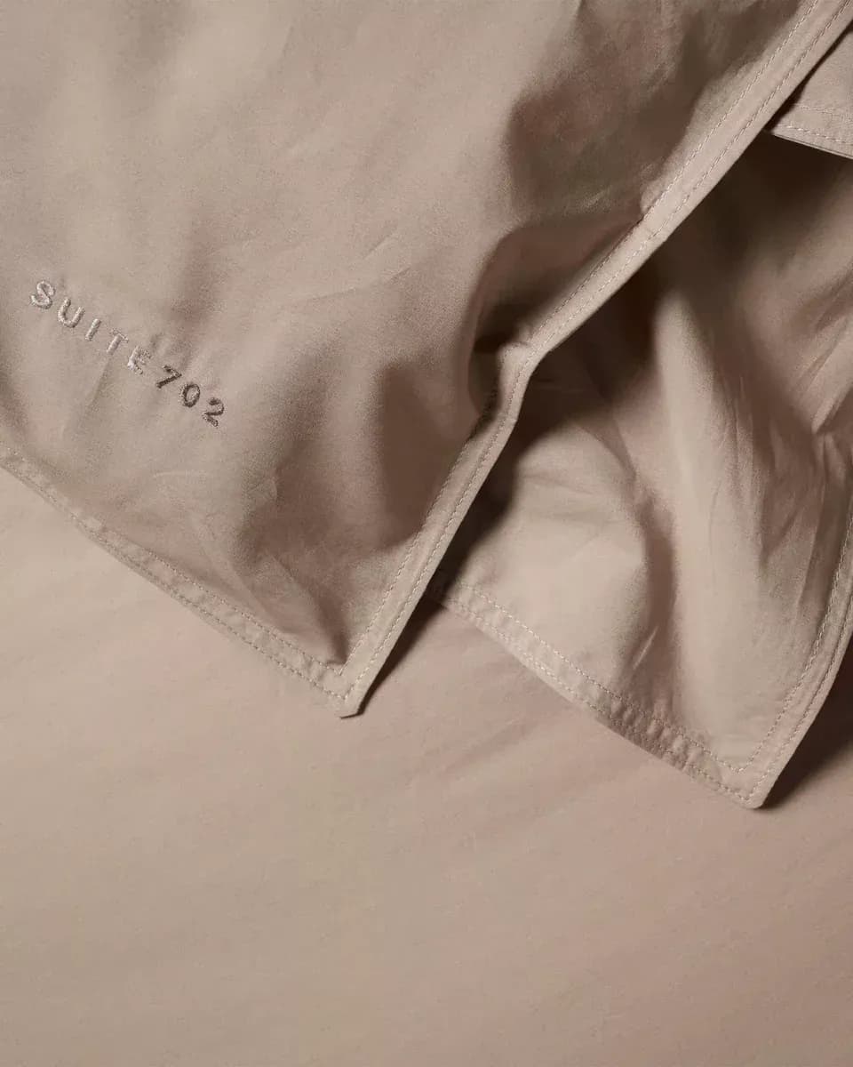 140X220 Percale 100% Coton Dekbedovertrek  - Camel PDBO140_CA