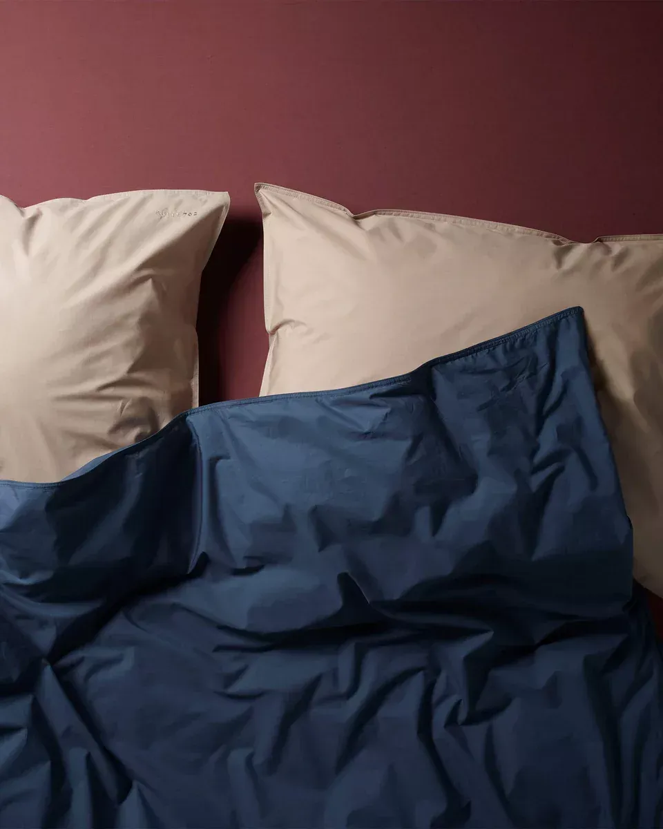 240X220 Percale 100% Coton Dekbedovertrek- Navy Blue PDBO240NB