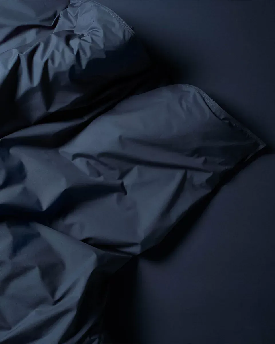 240X220 Percale 100% Coton Dekbedovertrek- Navy Blue PDBO240NB