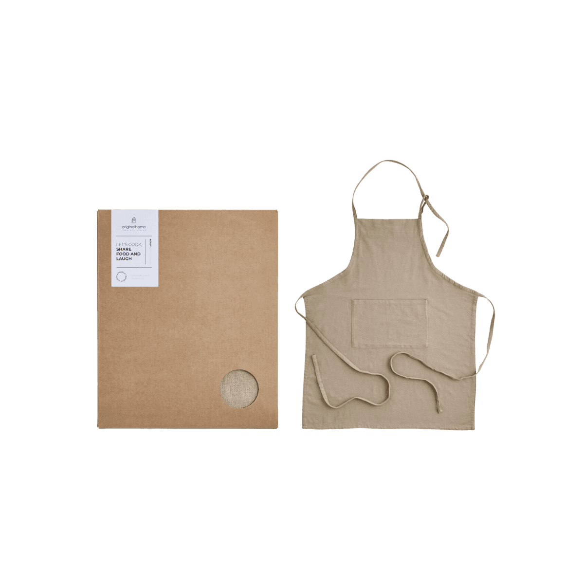 Tablier - Brun - APRON RECYCLED - BROWN