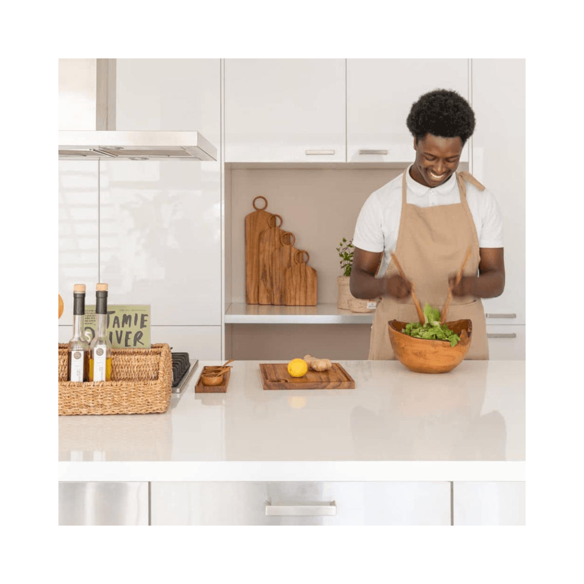 Tablier - Brun - APRON RECYCLED - BROWN