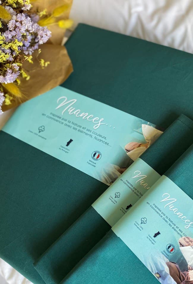 Bed 180cm - Dekbedovertrek 260x240 - Abysse