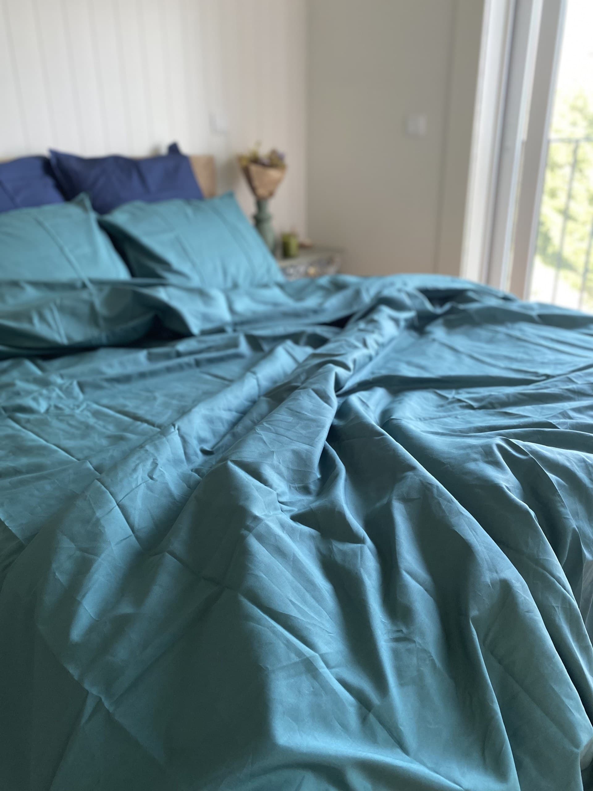 Bed 180cm - Dekbedovertrek 260x240 - Abysse