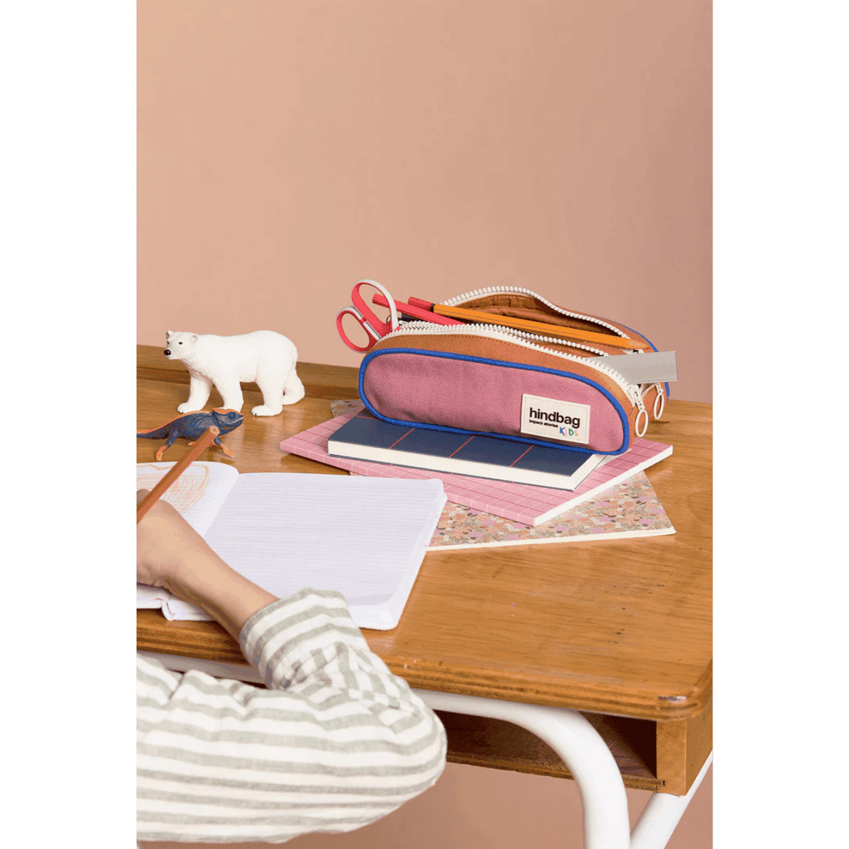 Trousse Malo - Tricolore Rose Blush - HINDBAG