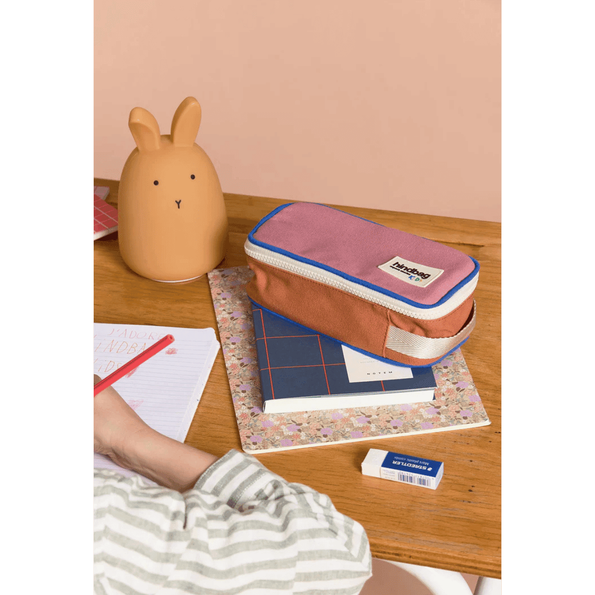 Trousse Max - Tricolore Rose Blush - HINDBAG