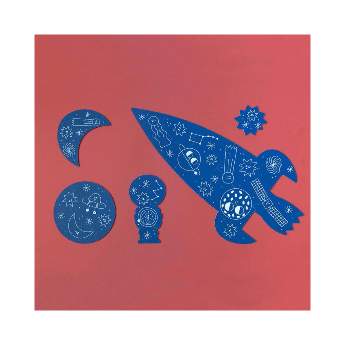 Puzzles réversibles - 3 ans et + VALENTINA IN SPACE PUZZLE